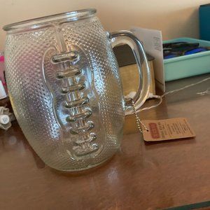 Football beer mug